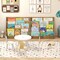 5-Tier Wooden Kids Multi-Purpose Bookshelf with Deep Compartments Suitable for Any Room